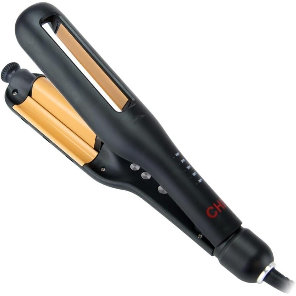 CHI Multi-Wave Styler Adjustable Barrel Hair For Customizable Waves Shine Black